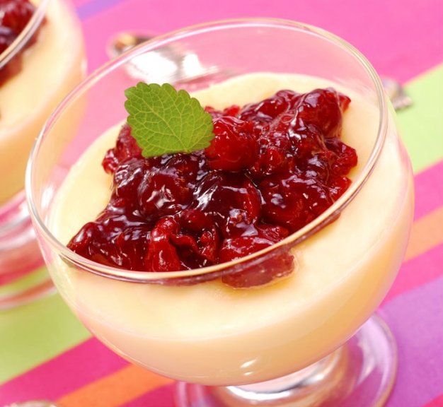 Chef Plus Induction_crema de cerezas y peras con nata